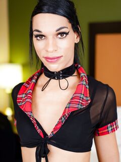 Femout School Girl Angel Cums